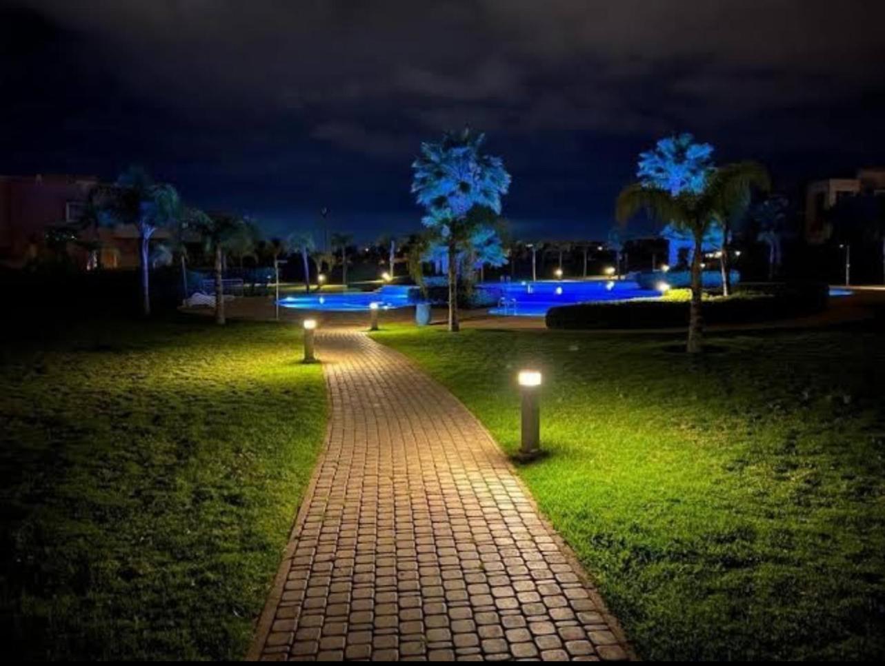 Appartement De Luxe Avec Jardin Vue Sur La Piscine Golf Securise 24H Sur 24 A 5 Minutes De L Aeroport Marakeş Dış mekan fotoğraf